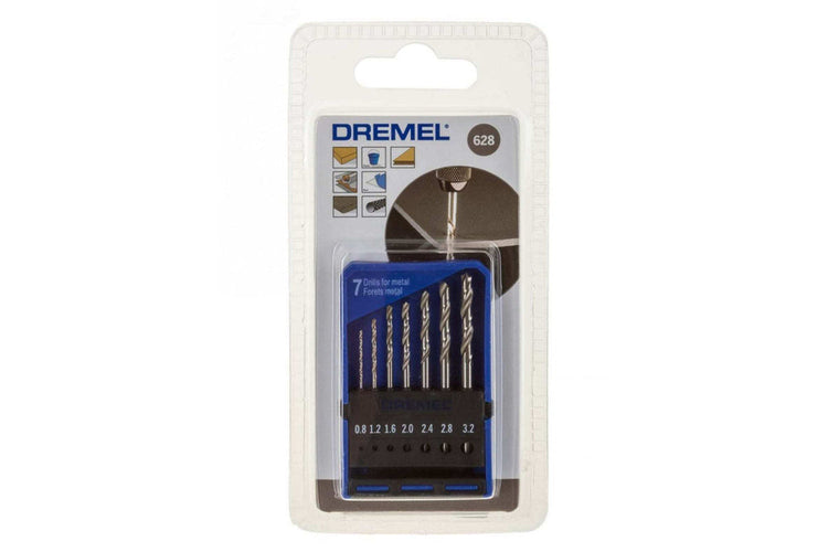 New Genuine Dremel 2615062832 Precision Drill Bit Set (628) Drilling