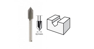 New Genuine Dremel 2615064032 Router Bit (HSS) 6,4 mm (640) Routing