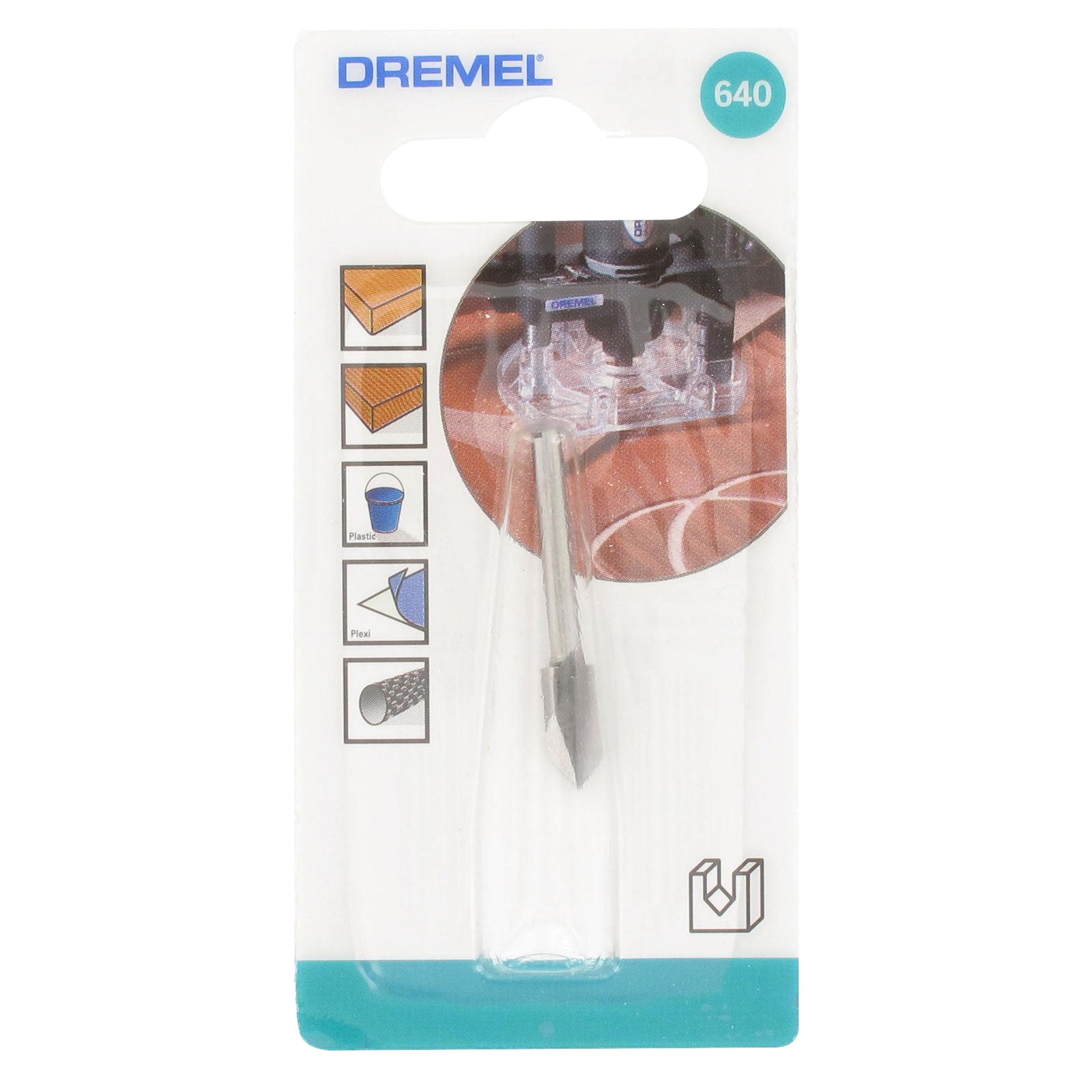 New Genuine Dremel 2615064032 Router Bit (HSS) 6,4 mm (640) Routing