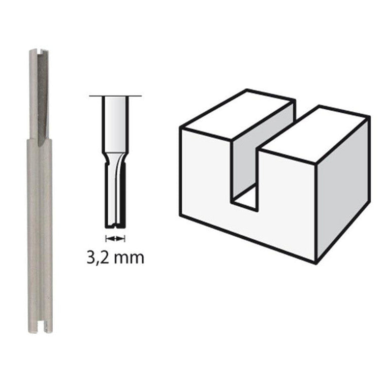 New Genuine Dremel 2615065032 Router Bit (HSS) 3,2 mm (650) Routing