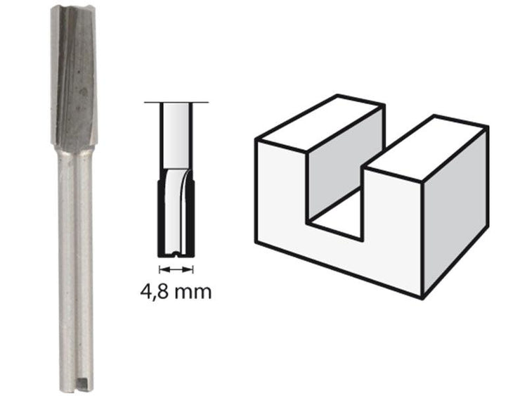 New Genuine Dremel 2615065232 Router Bit (HSS) 4,8 mm (652) Routing