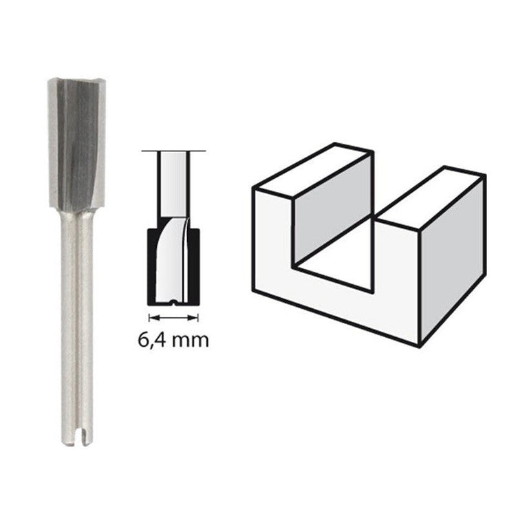 New Genuine Dremel 2615065432 Router Bit (HSS) 6,4 mm (654) Routing
