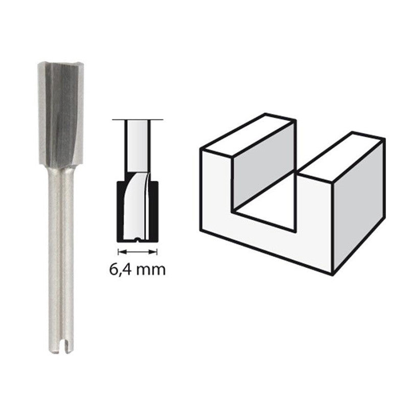 New Genuine Dremel 2615065432 Router Bit (HSS) 6,4 mm (654) Routing