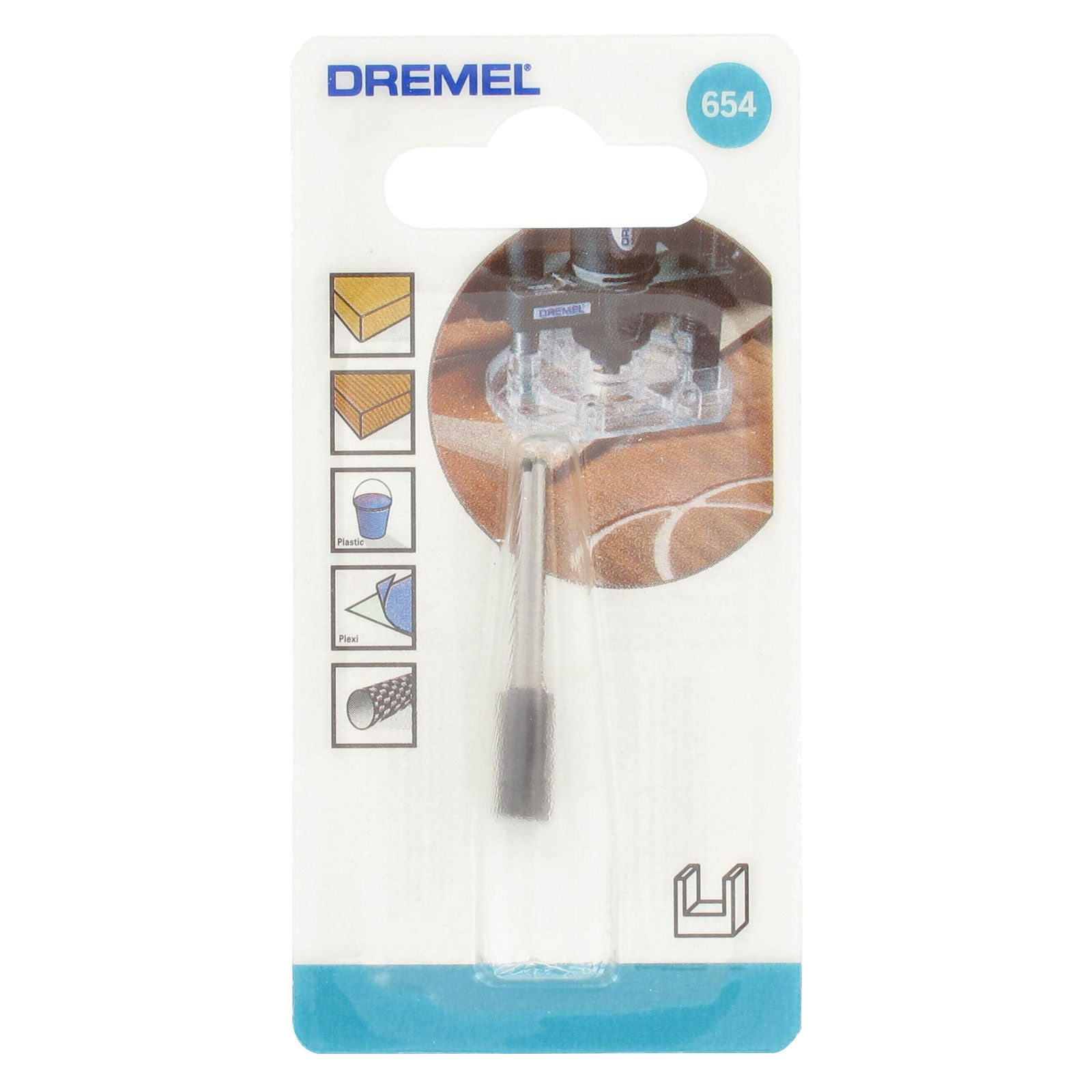 New Genuine Dremel 2615065432 Router Bit (HSS) 6,4 mm (654) Routing