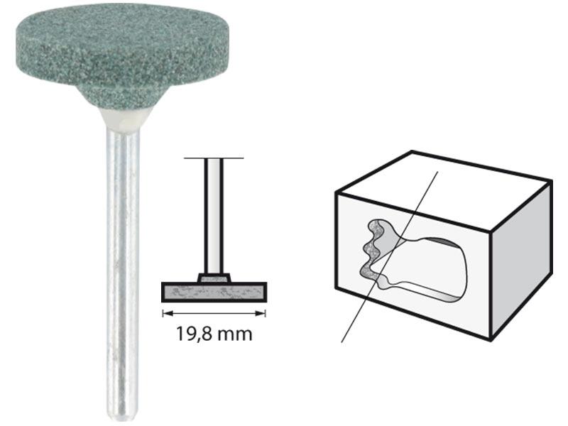 New Genuine Dremel 2615542232 Silicon Carbide Grinding Stone 19,8 mm (85422)