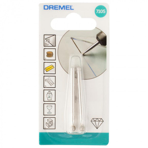 New Genuine Dremel 26157105JA Diamond Wheel Point 4,4 mm (7105) Carving /