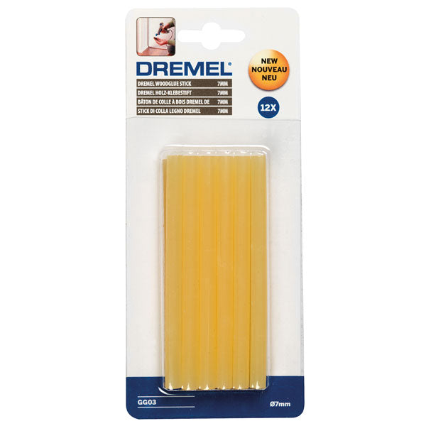 New Genuine Dremel 2615GG03JA ® 7 mm Wood Glue Sticks (GG03) Wood Glue Sticks