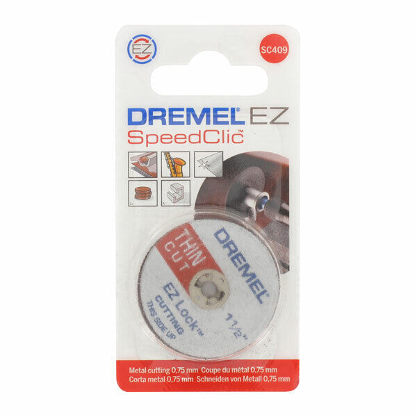 New Genuine Dremel 2615S409JB ® EZ SpeedClic: Thin Cutting Wheels. (SC409)