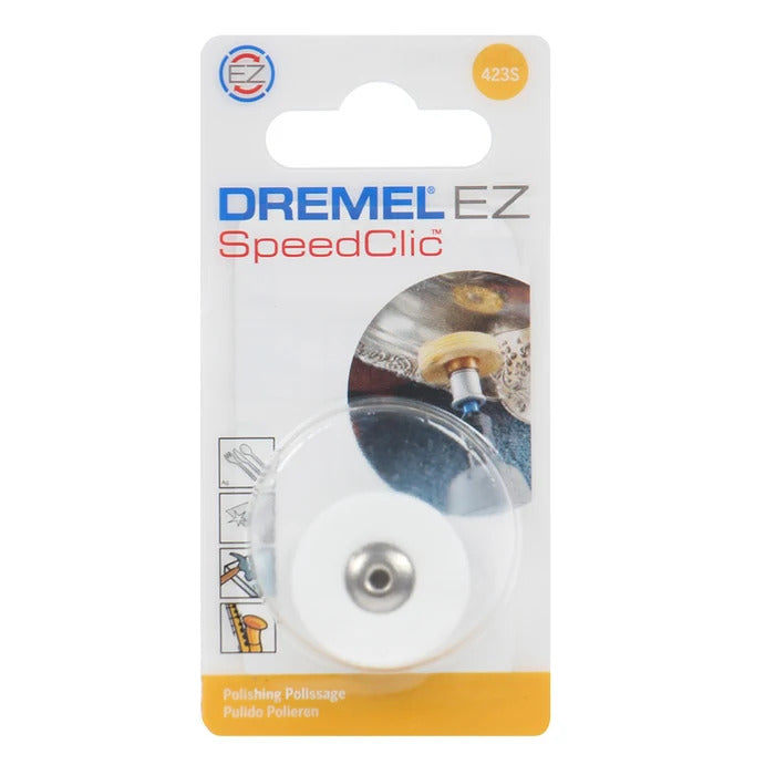New Genuine Dremel 2615S423JA ® EZ SpeedClic: Polishing Cloth Wheel. (423S)