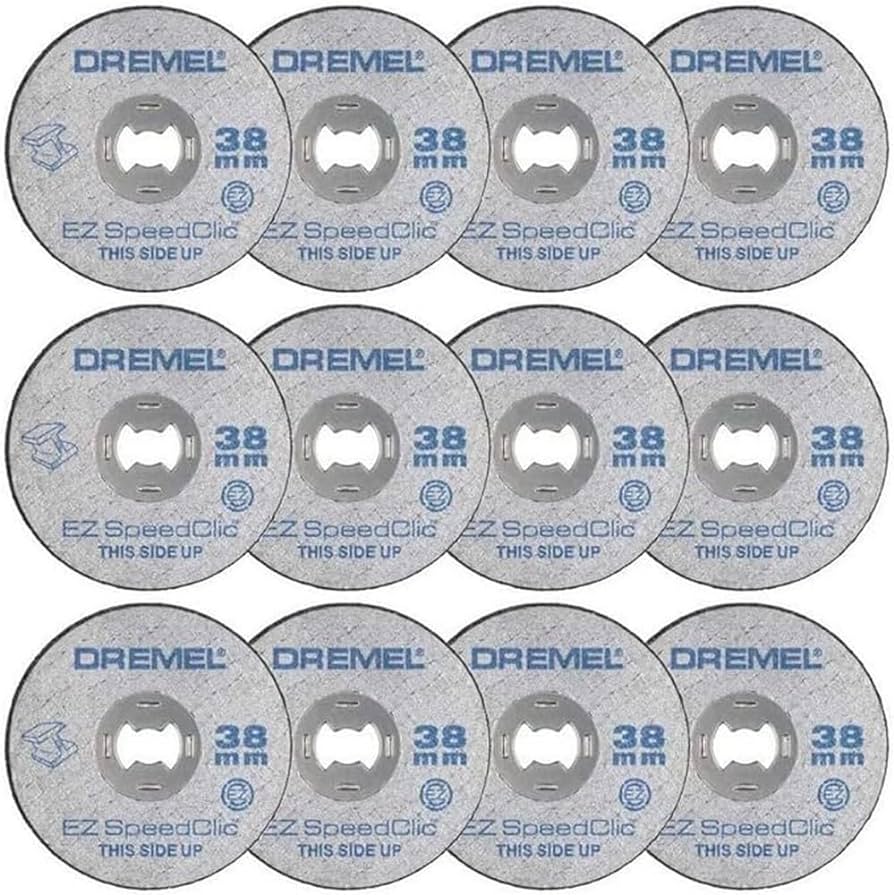 New Genuine Dremel 2615S456JD ® EZ SpeedClic: Metal Cutting Wheels 12-Pack.