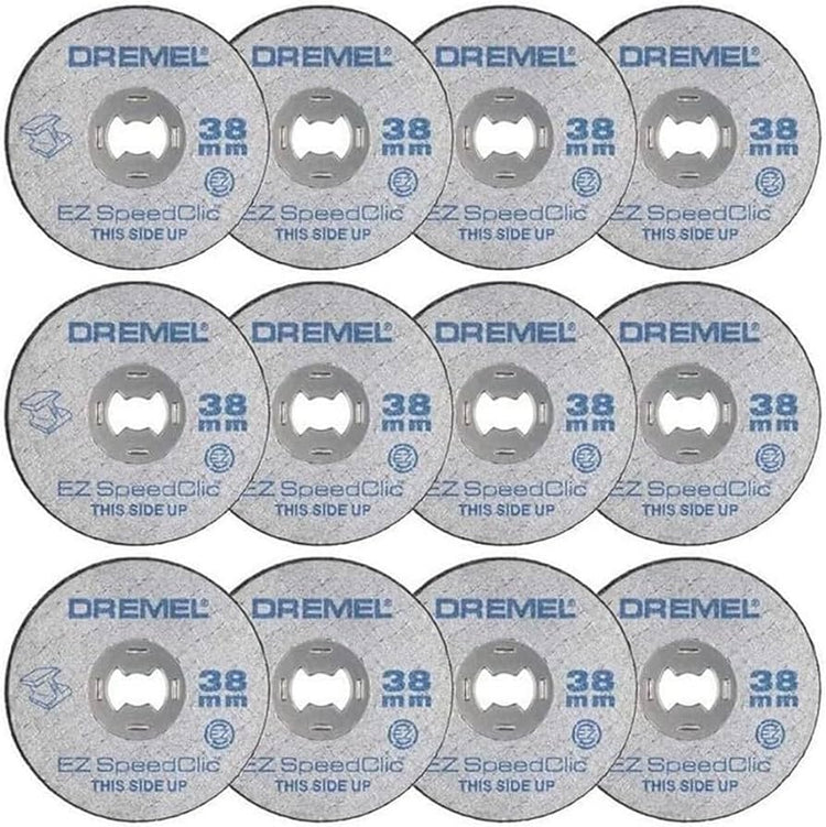 New Genuine Dremel 2615S456JD ® EZ SpeedClic: Metal Cutting Wheels 12-Pack.