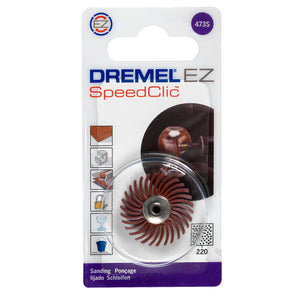 New Genuine Dremel 2615S473JA ® EZ SpeedClic: Detail Abrasive Brush 220 grit