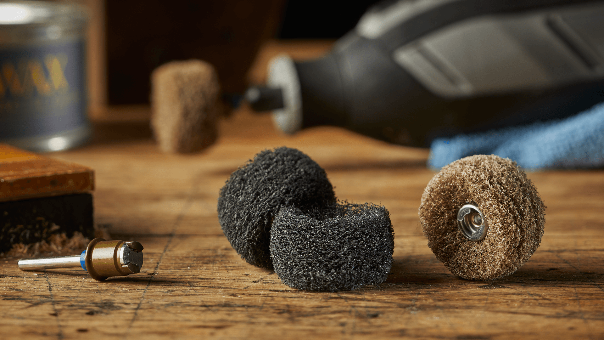 New Genuine Dremel 2615S511DM Finishing Abrasive Buffs 180 & 280 grit ® MAX EZ