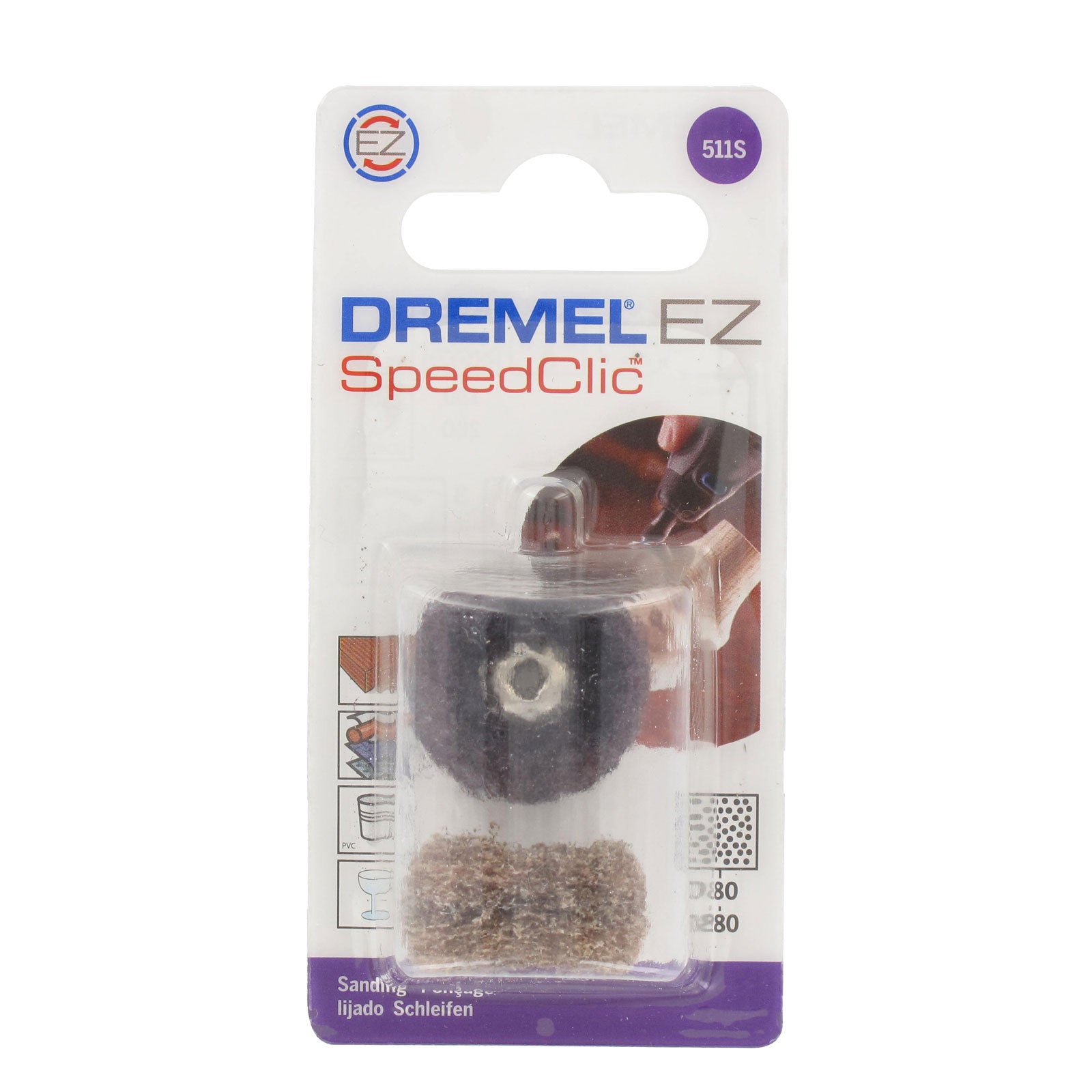 New Genuine Dremel 2615S511JA ® EZ SpeedClic: Finishing Abrasive Buffs 180 &