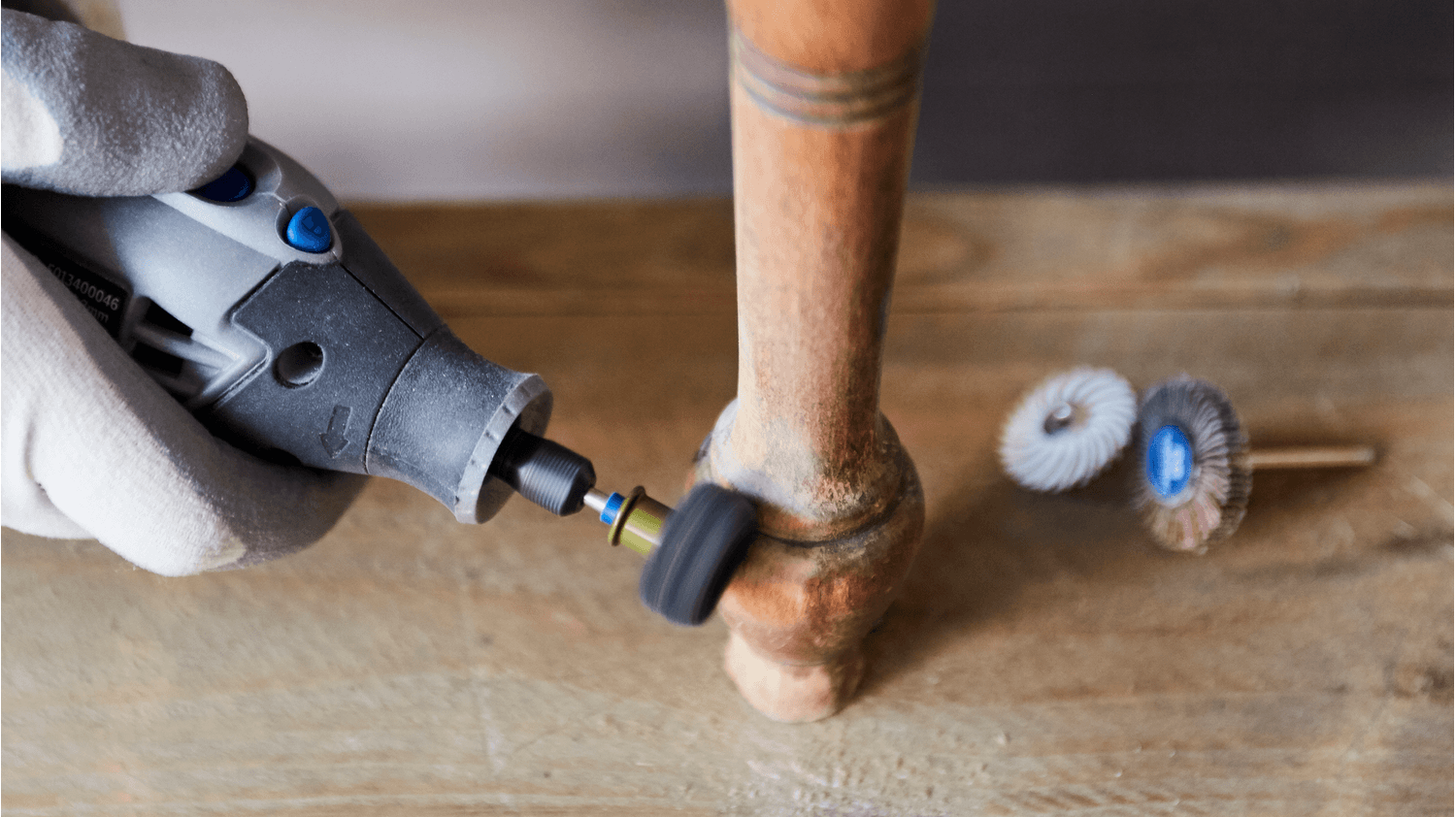 New Genuine Dremel 2615S511JA ® EZ SpeedClic: Finishing Abrasive Buffs 180 &