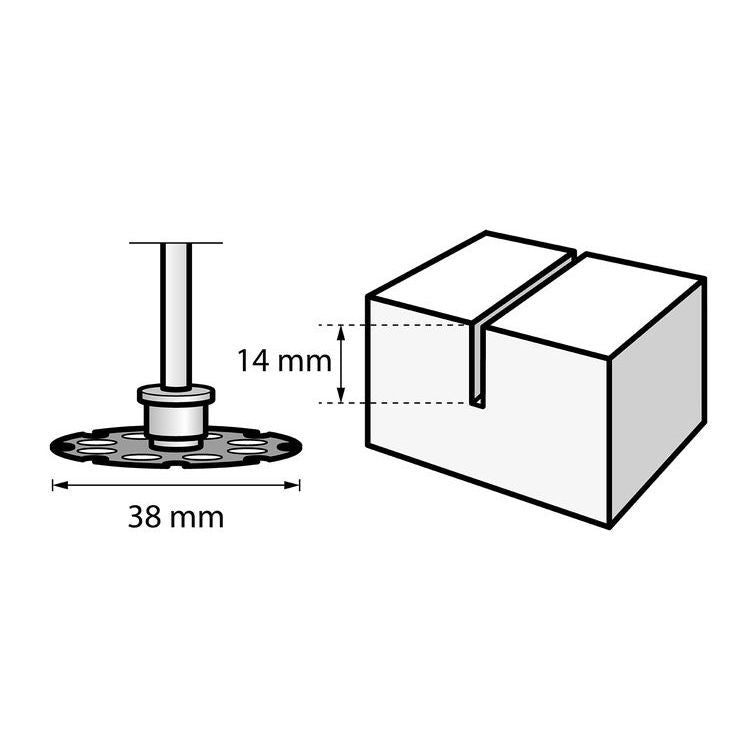 New Genuine Dremel 2615S544JB ® EZ SpeedClic: Wood Cutting Wheel. (SC544)
