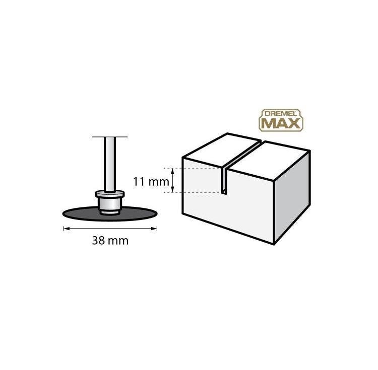 New Genuine Dremel 2615S545DM Diamond cutting wheel ® MAX EZ SPEEDCLIC
