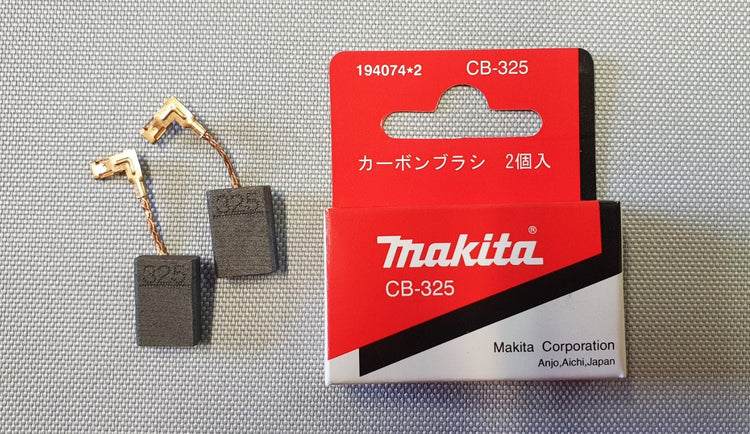 New Genuine Makita 10 x 194074-2 CB-325 Carbon Brushes 9560CV BO6040