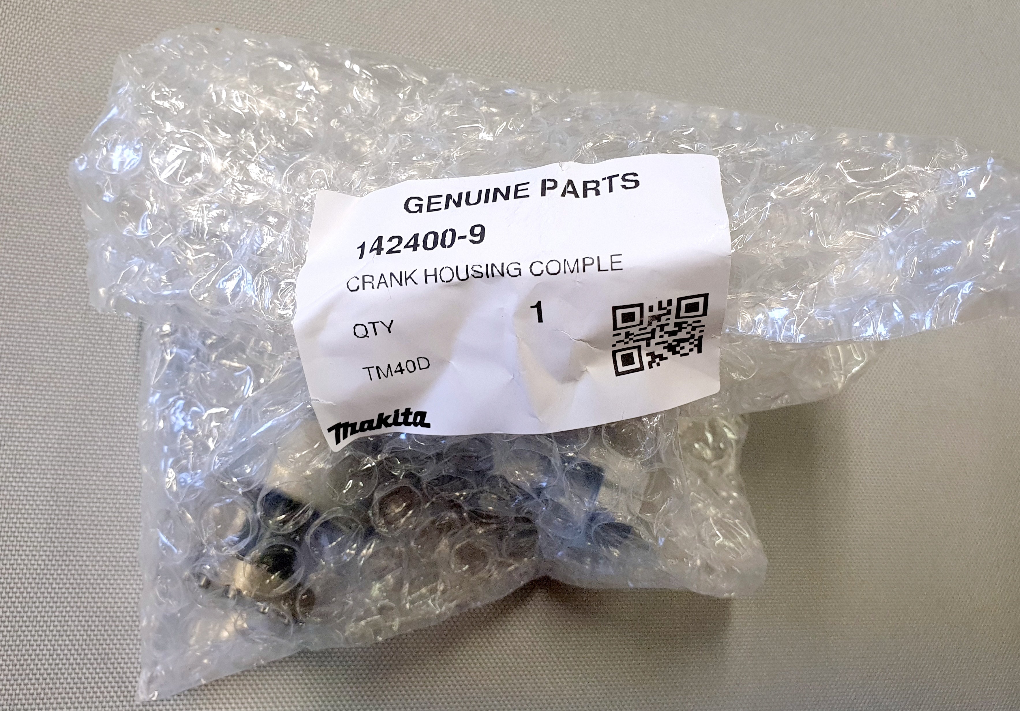 New Genuine Makita 142400-9 Crank Housing Complete DTM50 BTM50 BTM40 LXMT02