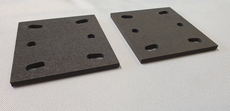 New Genuine Makita 158324-9 Pad Complete 2 pcs for BO4556 BO4556K