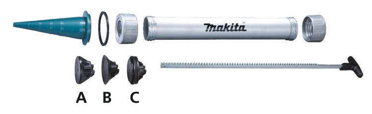 New Genuine Makita 1911T4-0 Caulking Gun Holder 600ml Set