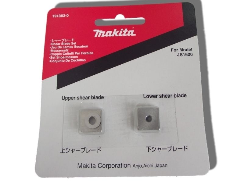 New Genuine Makita 191383-0 Shear Blade Set for JS1600 JS1602