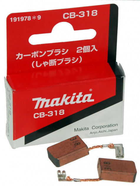 New Genuine Makita 191978-9 Carbon Brushes CB-318 for BO6040 GD0800C PW5000