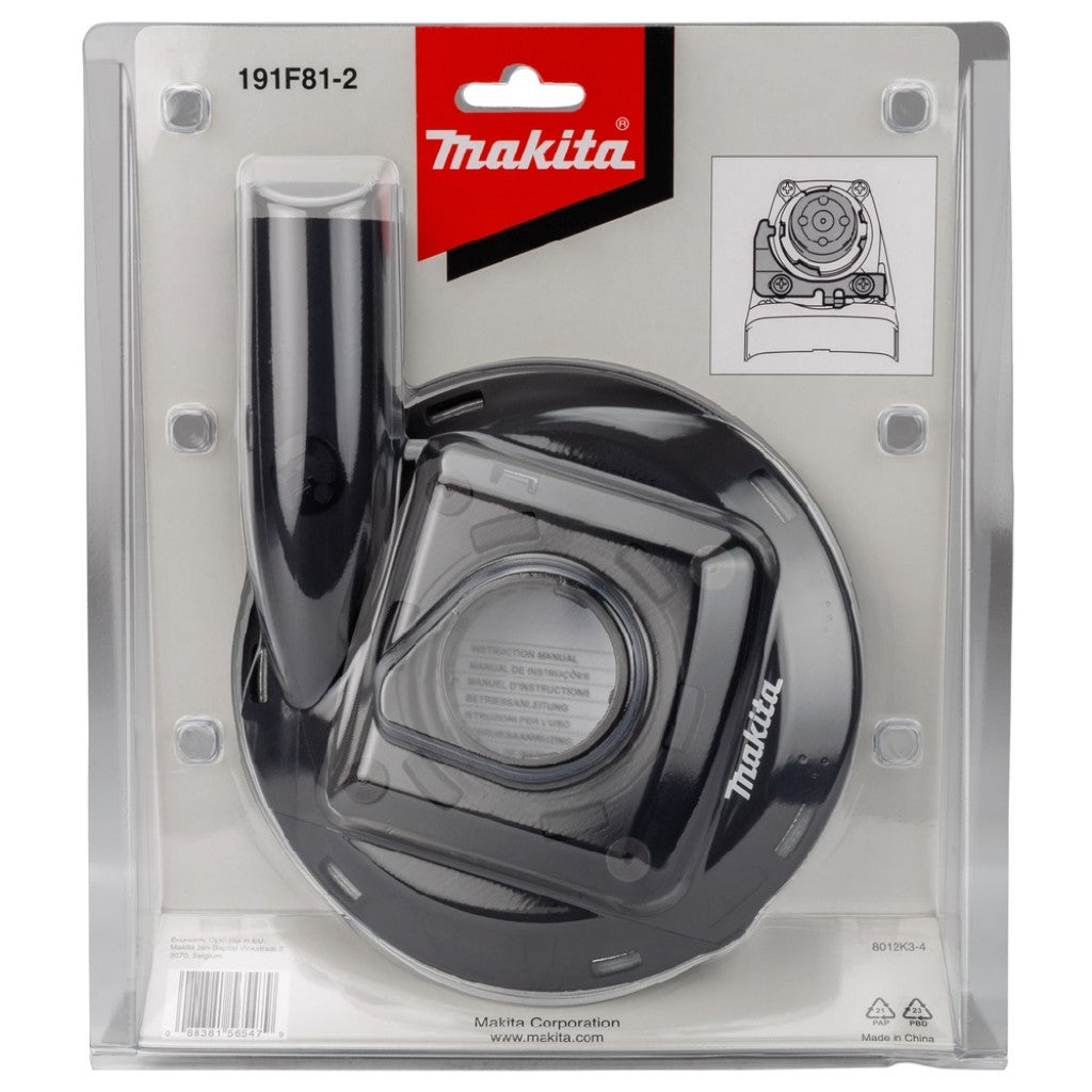 New Genuine Makita 191F81-2 125mm Dust Collection Cover Set for DGA417