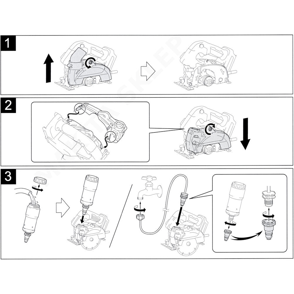 New Genuine Makita 191M48-2 Water Supply Cover Set A, DCC500