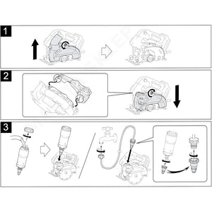 New Genuine Makita 191M48-2 Water Supply Cover Set A, DCC500