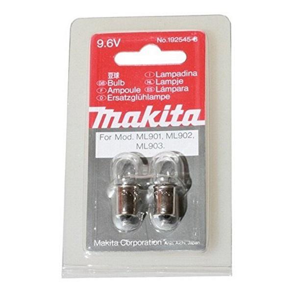 New Genuine Makita 192545-3 Bulb Set (Pack of 2) 9.6V for ML903 ML902
