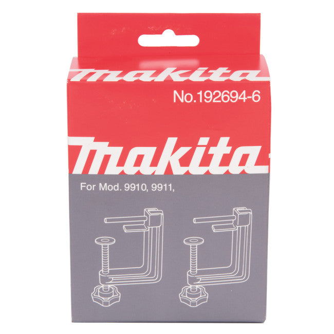 New Genuine Makita 192694-6 Clamp for Belt Sanders 9910 / 9911 Pack of 2