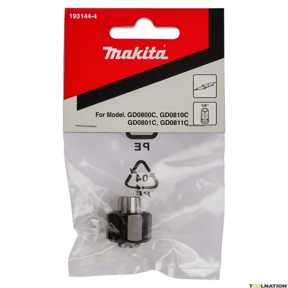 New Genuine Makita 193144-4 Collet cone 1/8 for Grinder GD0800C GD0810C