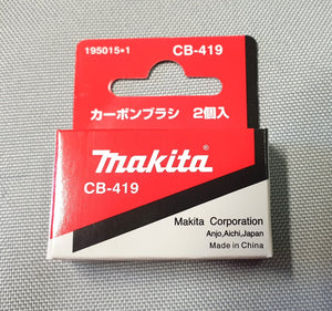 New Genuine Makita 195015-1 5 pairs Carbon Brushes CB-419 HR2440 HR2450 HR2450T