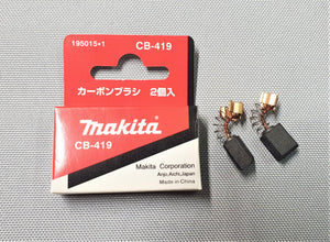 New Genuine Makita 195015-1 CB-419 Carbon Brushes