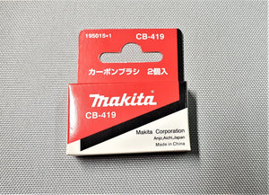 New Genuine Makita 195015-1 CB-419 Carbon Brushes