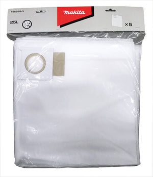 New Genuine Makita 195558-3 Dust Bag Fleece 5pcs VC3211M VC3210L