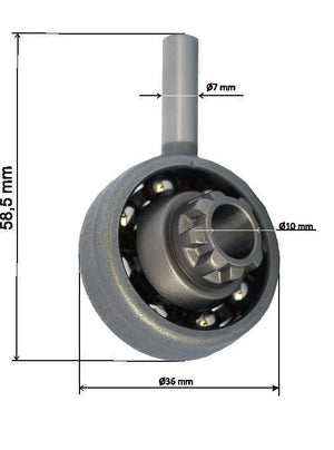 New Genuine Makita 219014-0 Swash Bearing 10 for HR2450 HR2455 BHR200 BHR202
