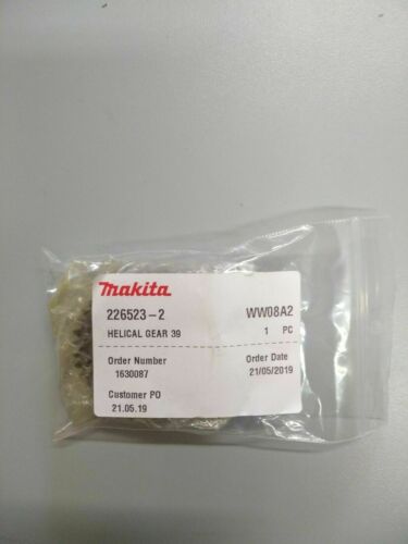 New Genuine Makita 226523-2 Helical Gear 39 for N5900B HS0600