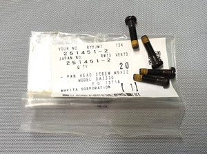 New Genuine Makita 251451-2 4pcs Left Hand Locking Screw M5x22