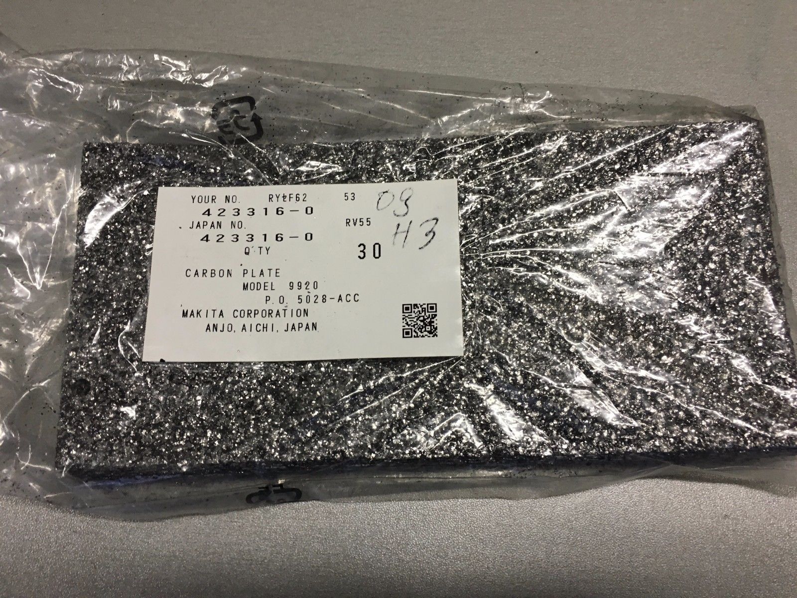 New Genuine Makita 423316-0 Carbon Plate for 9920