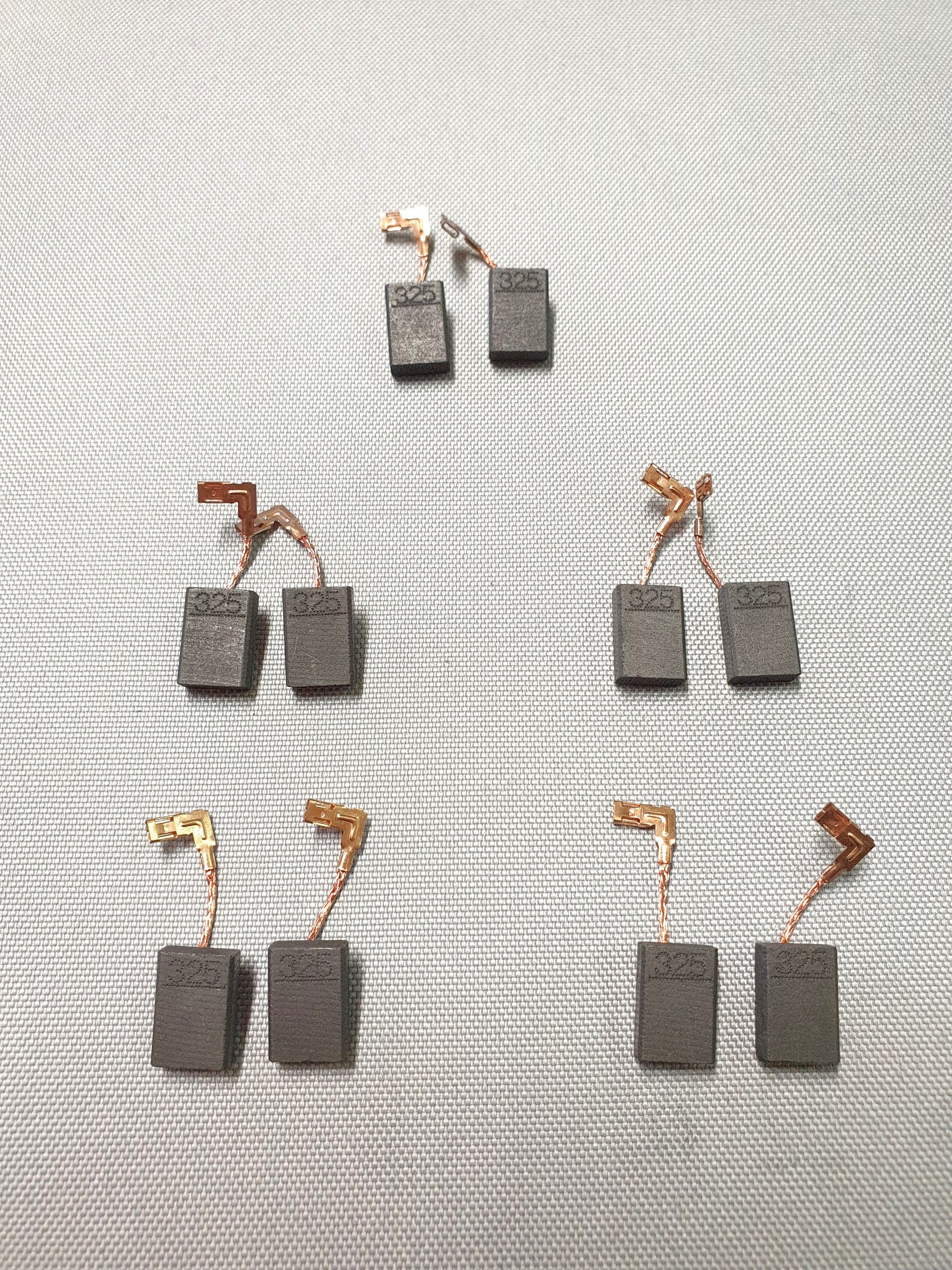 New Genuine Makita 5 x 194074-2 CB-325 Carbon Brushes 9560CV BO6040