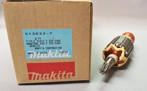 New Genuine Makita 513633-7 Armature Ass'y HR4011C/4001C