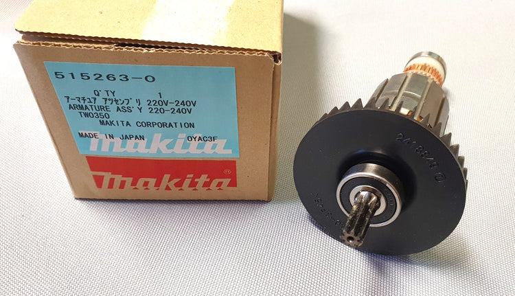 New Genuine Makita 515263-0 Armature Ass'y for TW0350