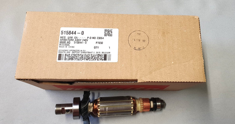 New Genuine Makita 515844-0 Armature Assembly for RT0700C