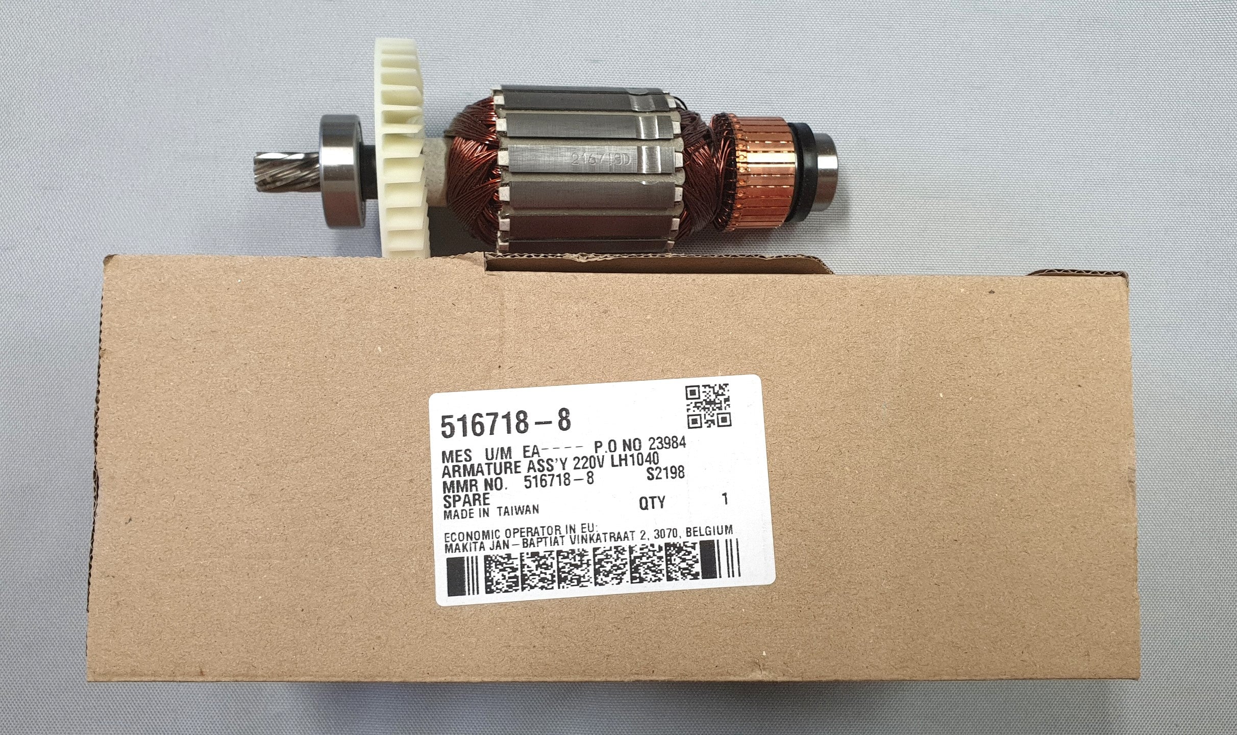 New Genuine Makita 516718-8 Armature Assembly 220V for LS1040