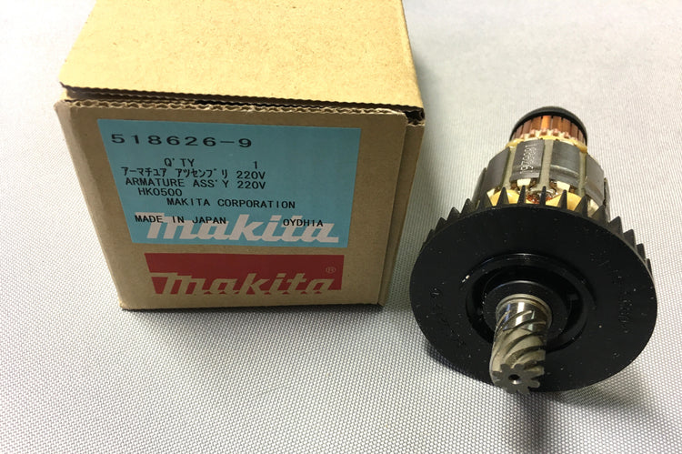 New Genuine Makita 518626-9 Armature Ass'y 220V for HK0500