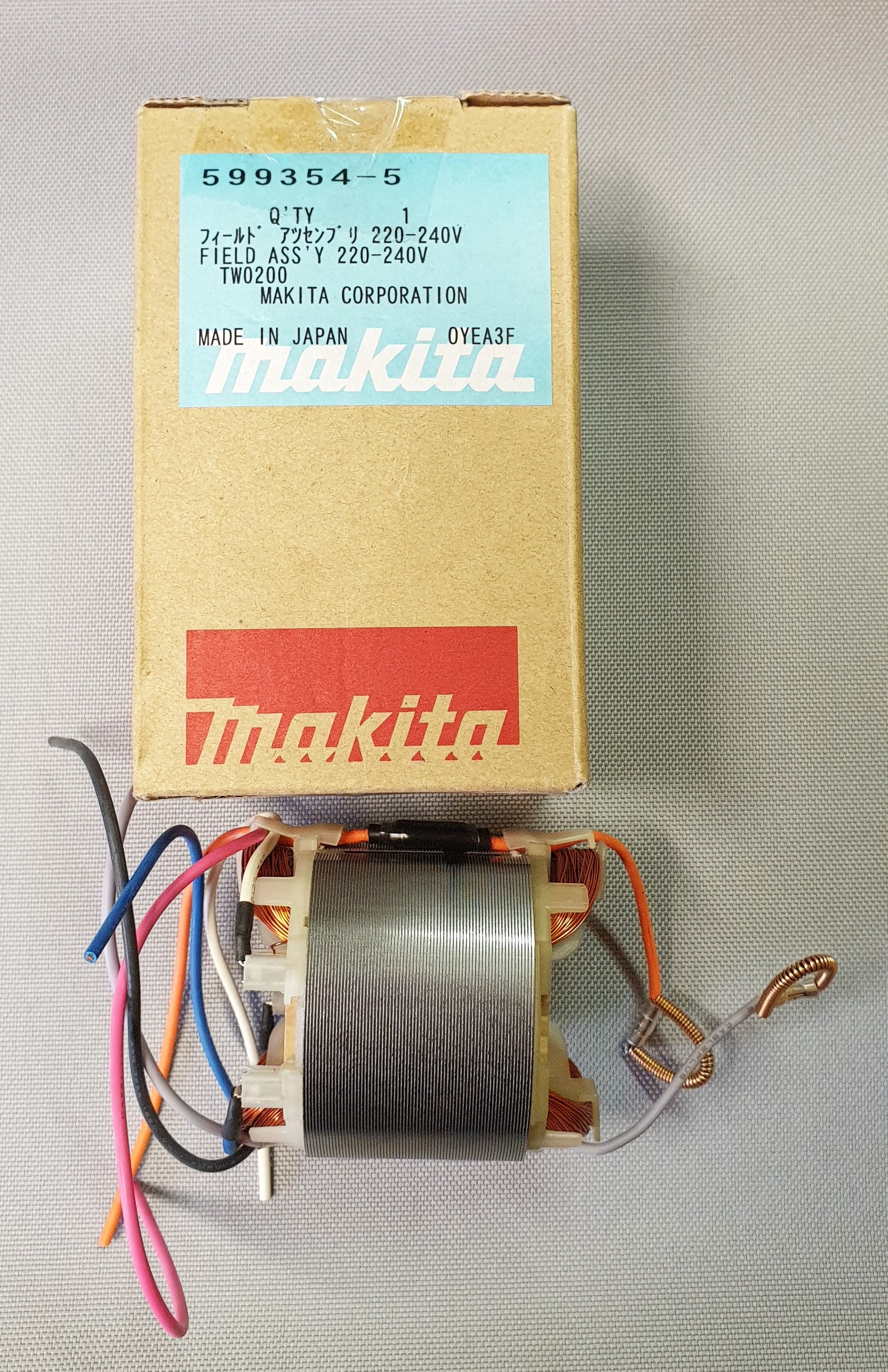 New Genuine Makita 599354-5 Field Assembly 220V TW0200