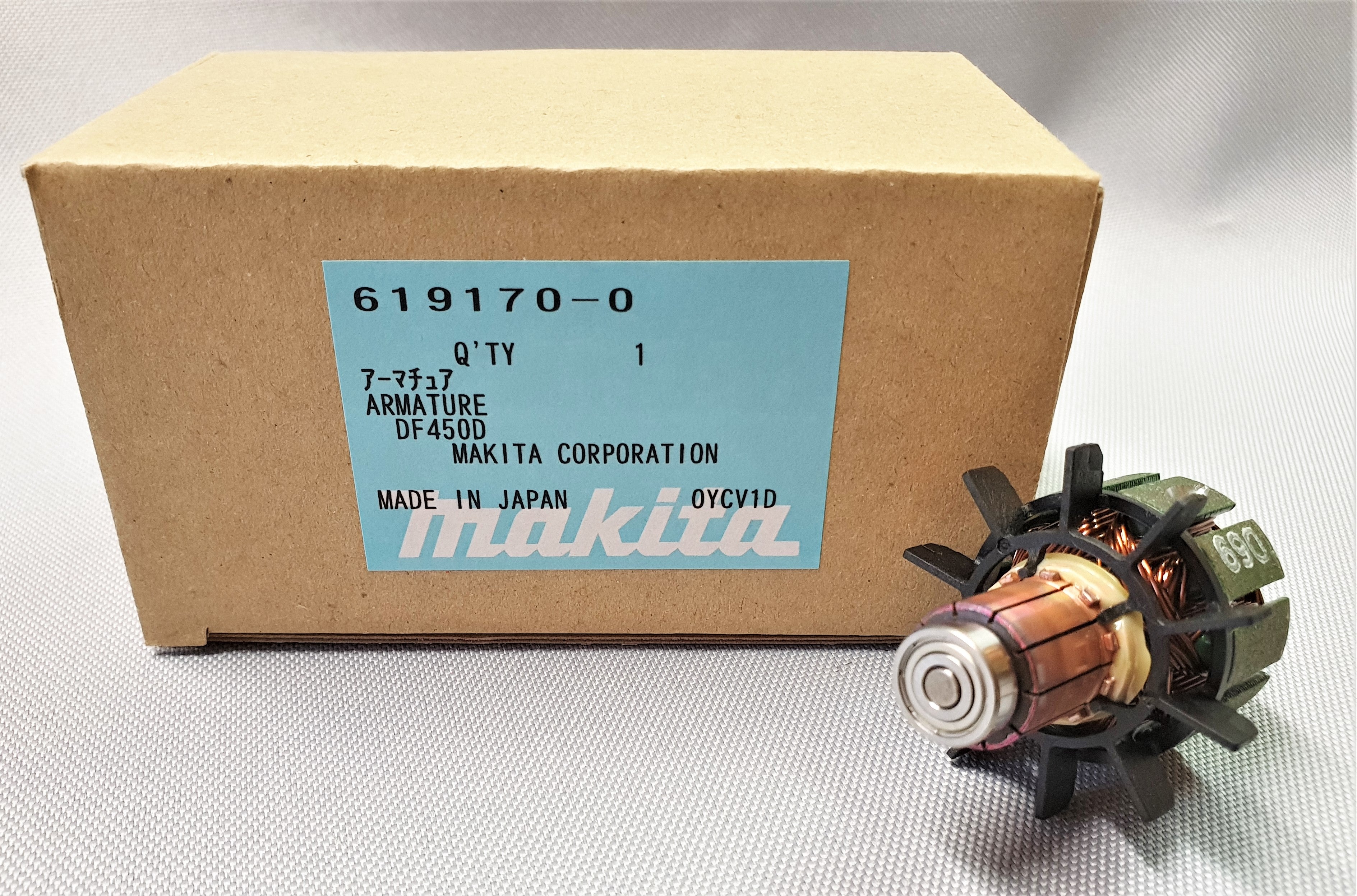 New Genuine Makita 619170-0 Armature for BDF450 BHP450 DF450D