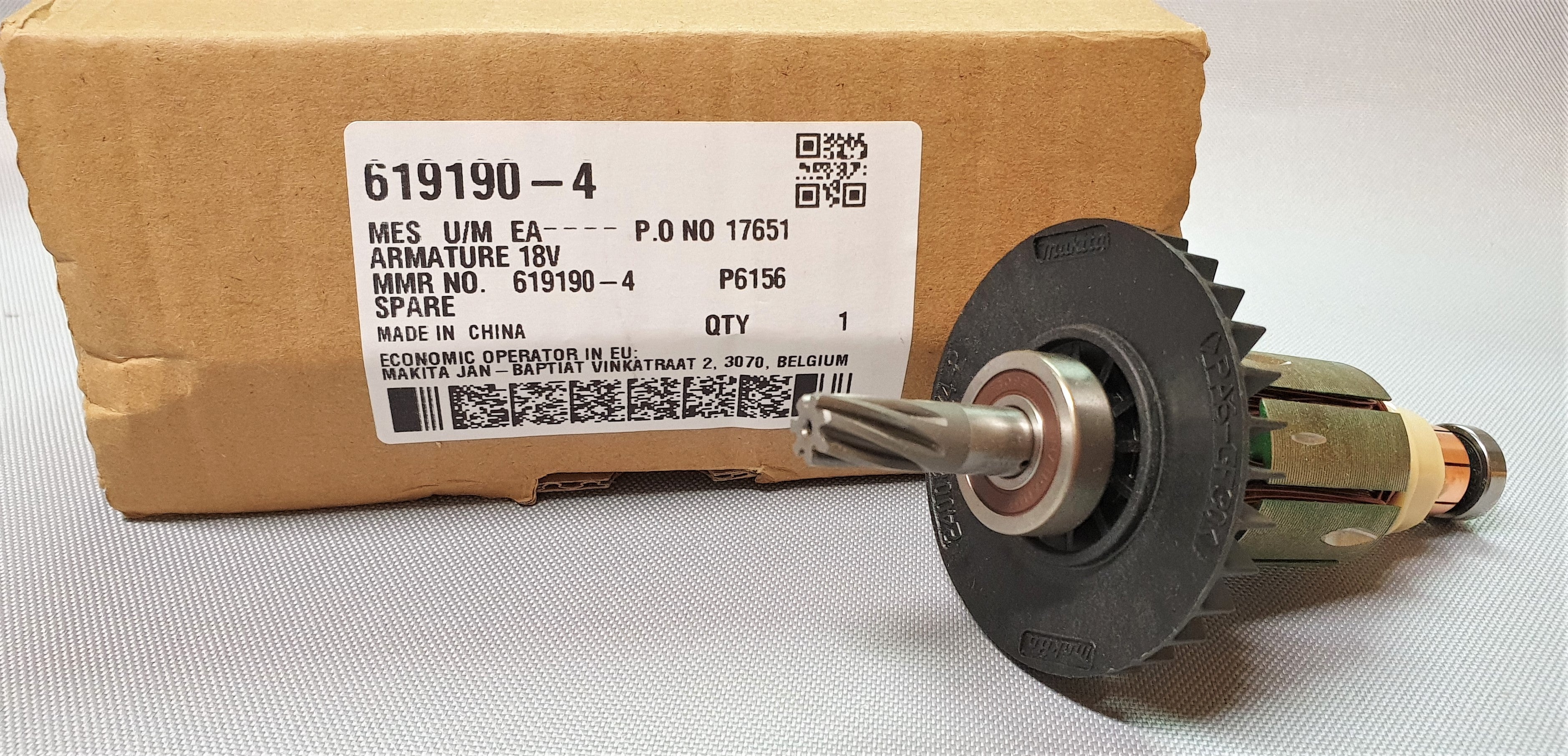 New Genuine Makita 619190-4 Armature Ass'y for HR240D BHR240